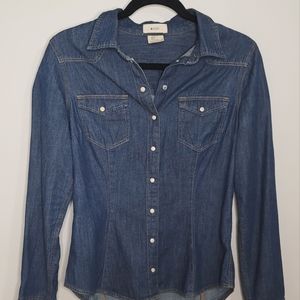 Denim Button Shirt Size 8